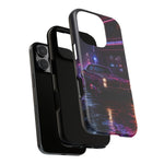 GTO Rainy Neon Arcade Tough Phone Case for Muscle Car Enthusiasts