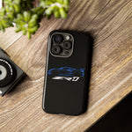 Blue C8 ZR1 Phone Case for Supercar Enthusiasts