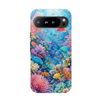 Underwater Coral Reef Phone Case | Colorful Tropical Fish Ocean Scene