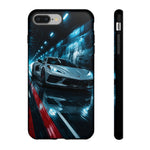 C8 Rain Tunnel Phone Case Racing Tough Case for Corvette Drivers