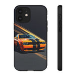Challenger Widebody Orange Muscle Art Tough Phone Case