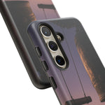Temple Bell Sunset Phone Case Japan Zen Tough Case