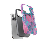 Neon Cyber Geisha phone case | Tough Case