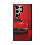 Red Corvette Phone Case, C3 Stingray Classic Sports Car Cover, Gift