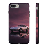 Soft White C3 Corvette Mauve Sky Phone Case