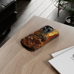 Land Cruiser FJ40 Classic 4x4 Red Rock Canyon Art Tough Phone Case