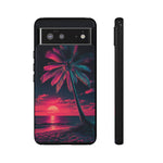 Retro 80s Trichrome Vaporwave Phone Case – Three-Color Aesthetic