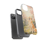 Akita under Cherry Blossoms Dog Breed Phone Case
