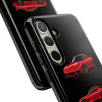 FD RX7 Phone Case Red, Three-View Vector Cover, JDM Gift