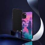 Japanese Landscape Rocks Water Vaporwave Phone Case – Nature Aesthetic