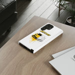 Z06 Corvette Phone Case, Yellow Sketch Reveal Chrome Cover