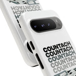 White Countach Retro Tough Phone Case Cover Gift Art