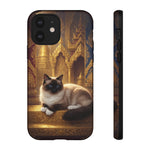 Birman Cat Sacred Temple Silk Art Tough Phone Case