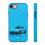 RX-7 Cyan Studio Phone Case Studio Color Match Car Art