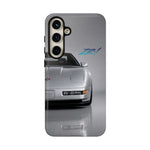 Silver C4 ZR1 Front View phone case | tough case for Vette Drivers