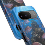 Snapper Reef Phone Case, Sunlit School Ocean Fishing Tough Cover