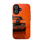 69 Camaro SS Tough Phone Case, Orange Classic Muscle Car Gift for Guys