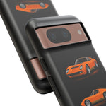 Orange Miura Classic Supercar Tough Phone Case - 3 View