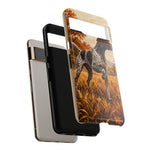 German Shorthaired Pointer Pointing Art Tough Phone Case