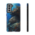 Grouper Reef Phone Case, Sunbeam Ledge Marine Art Tough Cover
