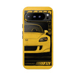 S2000 Spa Yellow Retro 90s JDM Car Tough Phone Case
