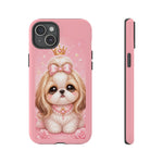 Shih Tzu Princess Kawaii Chibi Puppy Pet Dog Art Tough Phone Case