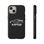 MR2 White Side Silhouette JDM Tough Phone Case Cover Gift