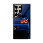 R34 Skyline Afterburner Rear GT-R Tough Phone Case for JDM Fans