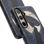 Geisha Parasol Moonlight Art Tough Phone Case