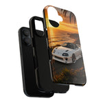 Supra MK4 Super White Targa Coastal Art Tough Phone Case