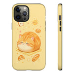 Orange Tabby Loaf Kawaii Chibi Pet Cat Art Tough Phone Case