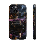 67 GTO Phone Case Purple, Rainy City Night Muscle Car Tough Cover