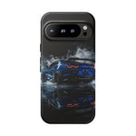 Camaro ZL1 Phone Case, Blue Track Smoke Studio Cover