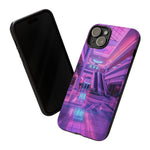 Empty Mall Escalator Vaporwave Art Tough Phone Case