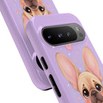 French Bulldog Bat Ears Kawaii Pet Dog Art Tough Phone Case