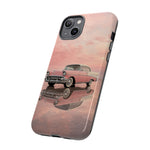 1957 Chevy Bel Air Blush Cream Tough Phone Case for Classic Car Fans
