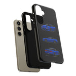 Blue 180SX JDM Sports Car Phone Case Tough Multi View
