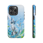 Copy of Silver Butterflies Tough Case | Blue Sky Water Droplets Phone Cover