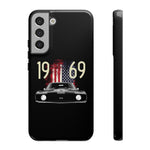 1969 Camaro SS American Flag Tough Phone Case Cover Gift Art
