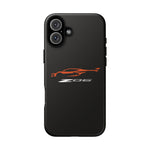 Orange C8 Z06 Phone Case for Chevy Fans, Tough Protective Cover
