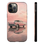 1957 Chevy Bel Air Blush Cream Tough Phone Case for Classic Car Fans