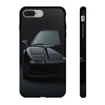 Black NSX Low-Key Minimal Tough Phone Case for 90s JDM Fans