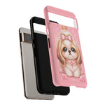 Shih Tzu Princess Kawaii Chibi Puppy Pet Dog Art Tough Phone Case