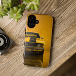 Classic Camaro SS Phone Case, Yellow 69 Muscle Car Cover, Gift for Guys