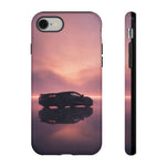 C8 Corvette Silhouette Pastel Horizon Case