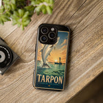 Tarpon Fishing Phone Case Saltwater Angler Tough Cover Gift