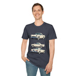 1956 Thunderbird illustrations Trio View T-Shirt | Classic car tee