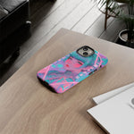 Neon Cyber Geisha phone case | Tough Case