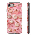Pink Vintage Vanity Phone Case, Girly Pattern Tough Cover