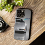Silver C4 ZR1 Front View phone case | tough case for Vette Drivers